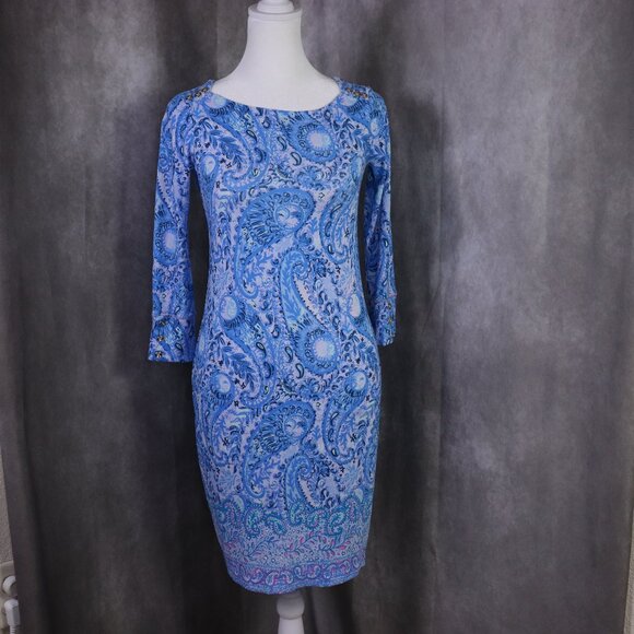 Lilly Pulitzer Dresses & Skirts - Lilly Pulitzer Sophie Shift Dress Womens XXS Blue Purple Iris UPF 50+ Beach